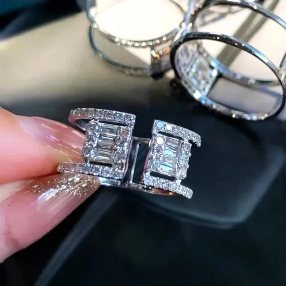 HOST PICK 😍 Beautiful Diamond Finger Ring - Picture 1 of 4